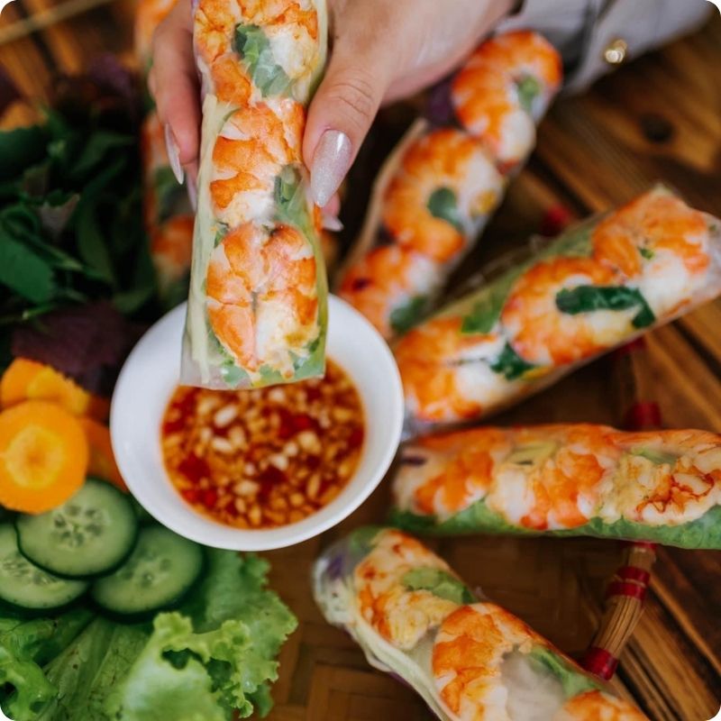 Gỏi Cuốn Tươi Ngon Đà Lạt