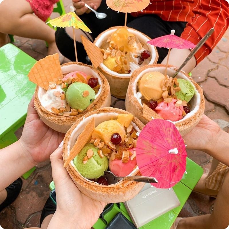 Kem Xôi Dừa ở Vũng Tàu