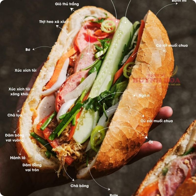 Quán Bánh Mì Huỳnh Hoa.