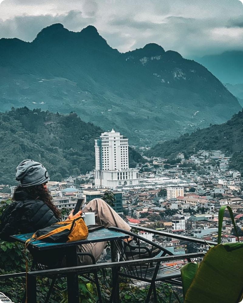 Quán cafe núi cấm Hà Giang
