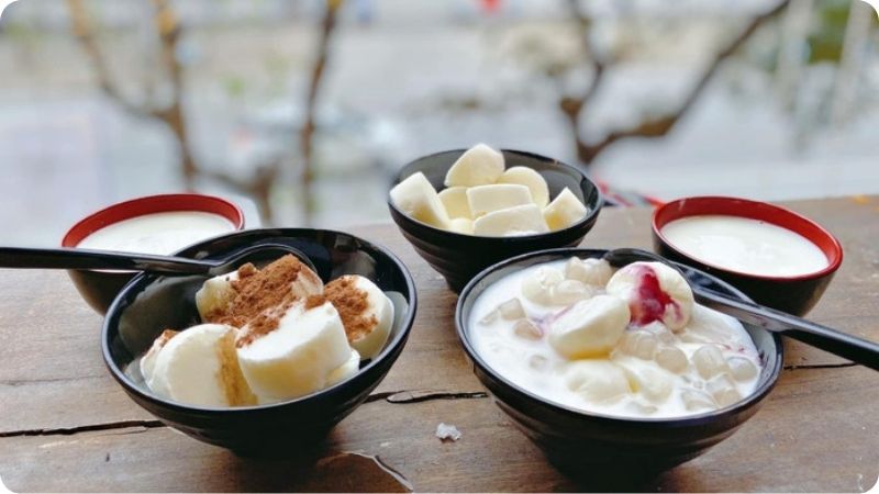 Sữa Chua Cô Hoa ở Nghệ An