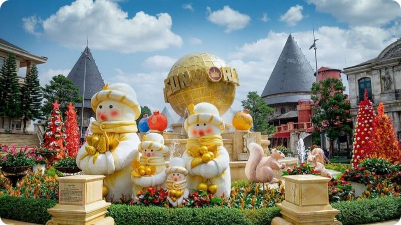 Bối cảnh tại Bà Nà Hills